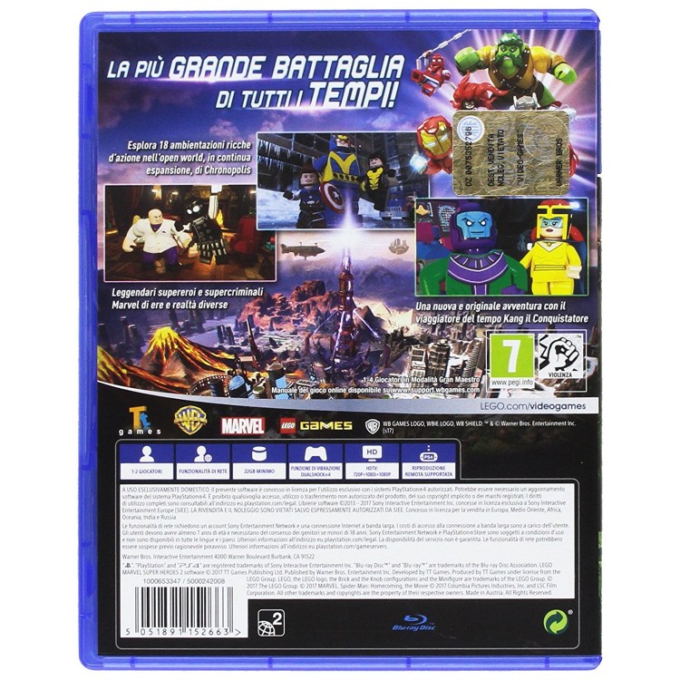 خرید بازی LEGO Marvel Super Heroes 2 Toy Edition  - پلی‌استیشن 4